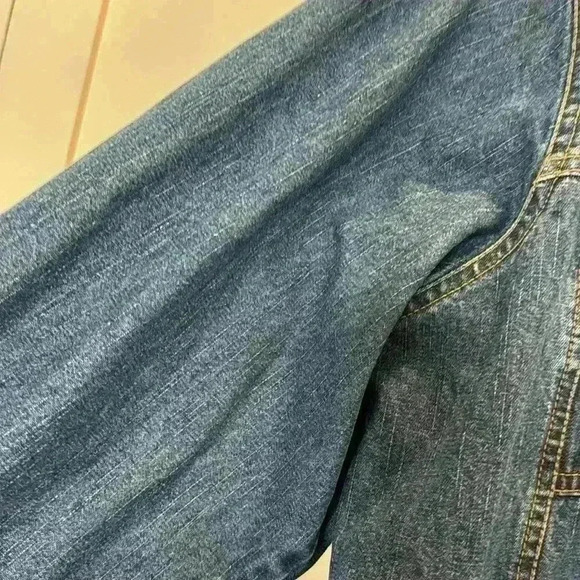 Havana Jacks cafe Dark Blue Jean Jacket Sz: 2X - Picture 7 of 13